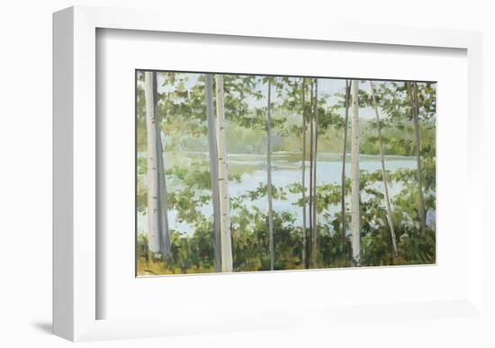 Birch Lake-Elissa Gore-Framed Art Print