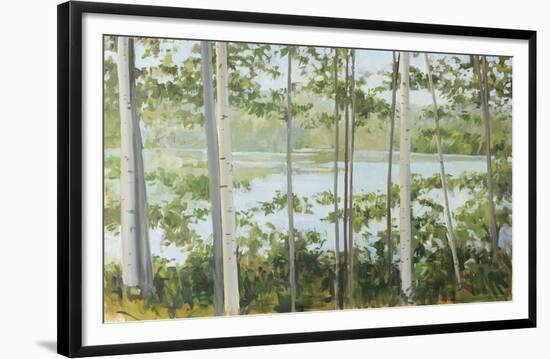 Birch Lake-Elissa Gore-Framed Art Print