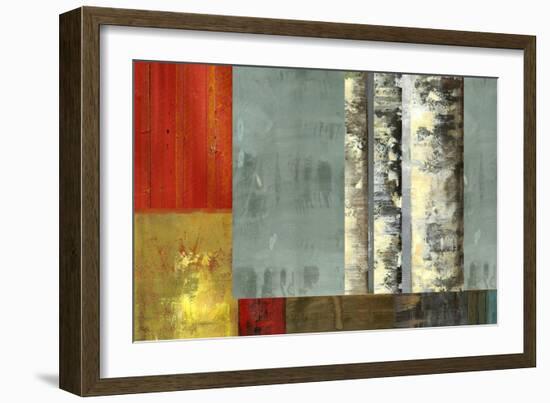 Birch Patchwork-Sloane Addison  -Framed Art Print