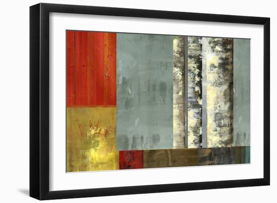 Birch Patchwork-Sloane Addison  -Framed Art Print