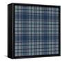 Birch Plaid Blue-Sher Sester-Framed Stretched Canvas