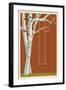 Birch Tree-Lantern Press-Framed Art Print