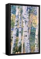 Birch Trees, 1910-Carl Larsson-Framed Stretched Canvas