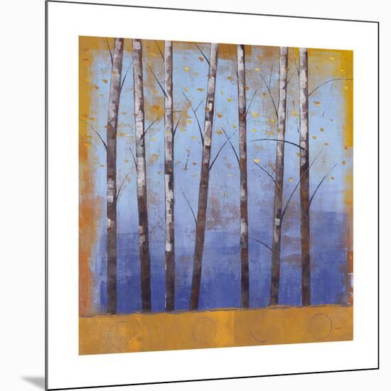 Birch Trees II-Cheryl Martin-Mounted Print