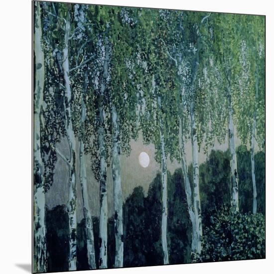 Birch Trees-Aleksandr Jakovlevic Golovin-Mounted Giclee Print