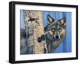 Birch Wolf-Bill Makinson-Framed Giclee Print