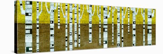 Birches in Fall-Michelle Calkins-Stretched Canvas