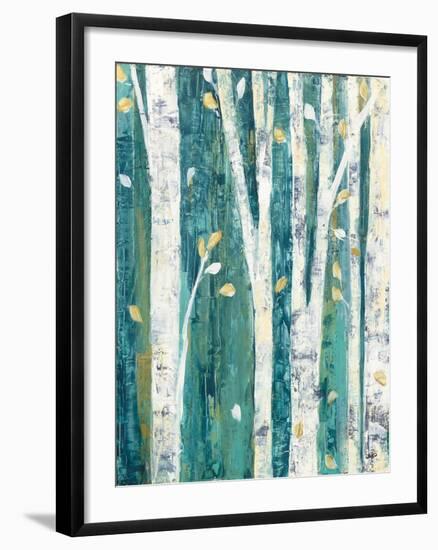 Birches in Spring III-Julia Purinton-Framed Art Print