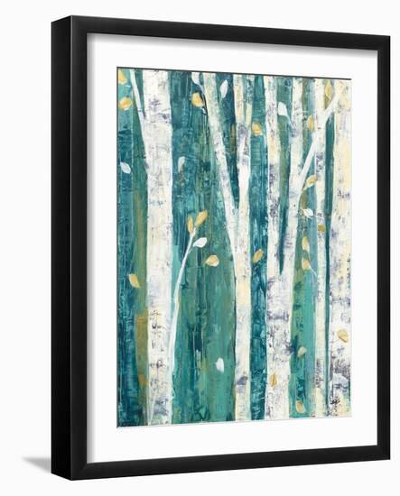 Birches in Spring III-Julia Purinton-Framed Art Print