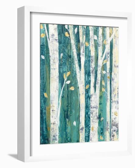 Birches in Spring III-Julia Purinton-Framed Art Print