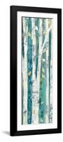 Birches in Spring Panel III-Julia Purinton-Framed Art Print