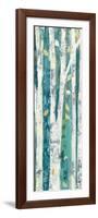 Birches in Spring Panel III-Julia Purinton-Framed Art Print