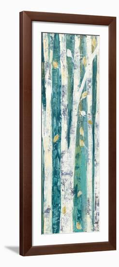Birches in Spring Panel III-Julia Purinton-Framed Art Print