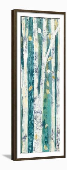 Birches in Spring Panel III-Julia Purinton-Framed Art Print