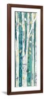 Birches in Spring Panel III-Julia Purinton-Framed Art Print