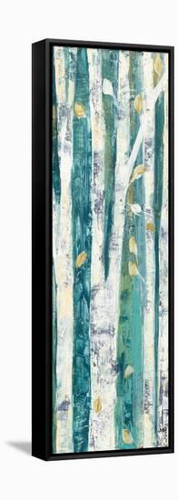 Birches in Spring Panel III-Julia Purinton-Framed Stretched Canvas