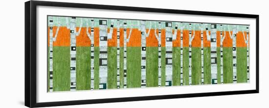 Birches in Spring-Michelle Calkins-Framed Premium Giclee Print