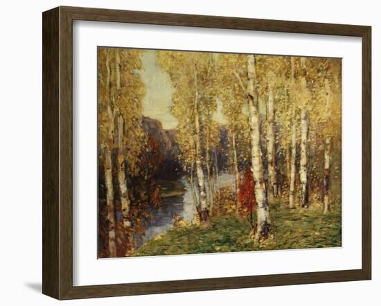 Birches-Eug?ne Boudin-Framed Giclee Print