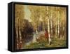 Birches-Eug?ne Boudin-Framed Stretched Canvas