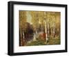 Birches-Eug?ne Boudin-Framed Giclee Print