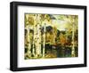 Birches-Jonas Lie-Framed Giclee Print