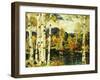 Birches-Jonas Lie-Framed Giclee Print
