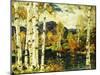 Birches-Jonas Lie-Mounted Giclee Print