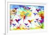 Bird Abstract-Ata Alishahi-Framed Giclee Print