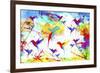 Bird Abstract-Ata Alishahi-Framed Giclee Print