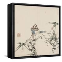 Bird and Bamboo-Wu Yun-Framed Stretched Canvas