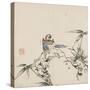 Bird and Bamboo-Wu Yun-Stretched Canvas