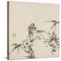 Bird and Bamboo-Wu Yun-Stretched Canvas