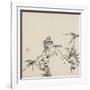 Bird and Bamboo-Wu Yun-Framed Art Print