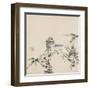 Bird and Bamboo-Wu Yun-Framed Art Print