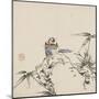 Bird and Bamboo-Wu Yun-Mounted Art Print