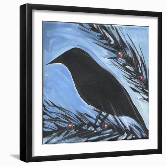 Bird And Berries 16-Tim Nyberg-Framed Giclee Print