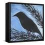 Bird And Berries 16-Tim Nyberg-Framed Stretched Canvas