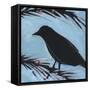 Bird And Berries 1-Tim Nyberg-Framed Stretched Canvas