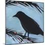 Bird And Berries 1-Tim Nyberg-Mounted Giclee Print