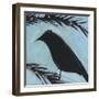Bird And Berries 4-Tim Nyberg-Framed Giclee Print