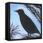 Bird And Berries 6-Tim Nyberg-Framed Stretched Canvas
