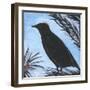 Bird And Berries 6-Tim Nyberg-Framed Giclee Print