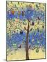 Bird and Bird Houses on Tree-Kerri Ambrosino-Mounted Giclee Print