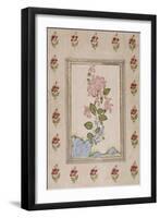 Bird and Flower Study, Mughal India, circa 18th Century-null-Framed Giclee Print