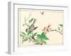 Bird and Hornets-Kyosai Kawanabe-Framed Giclee Print