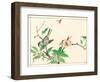 Bird and Hornets-Kyosai Kawanabe-Framed Giclee Print