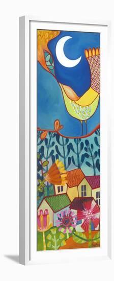 Bird and Moon-Carla Bank-Framed Premium Giclee Print