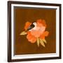 Bird and peony, 2021-Léa Le Pivert-Framed Giclee Print