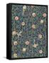 'Bird and Pomegranate' Wallpaper Design, printed by John Henry Dearle-William Morris-Framed Stretched Canvas