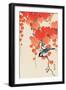 Bird and Red Ivy-Koson Ohara-Framed Premium Giclee Print